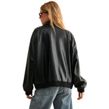 Oversized Pleather Jacket - Denny's