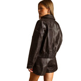 PU Bomber Jacket