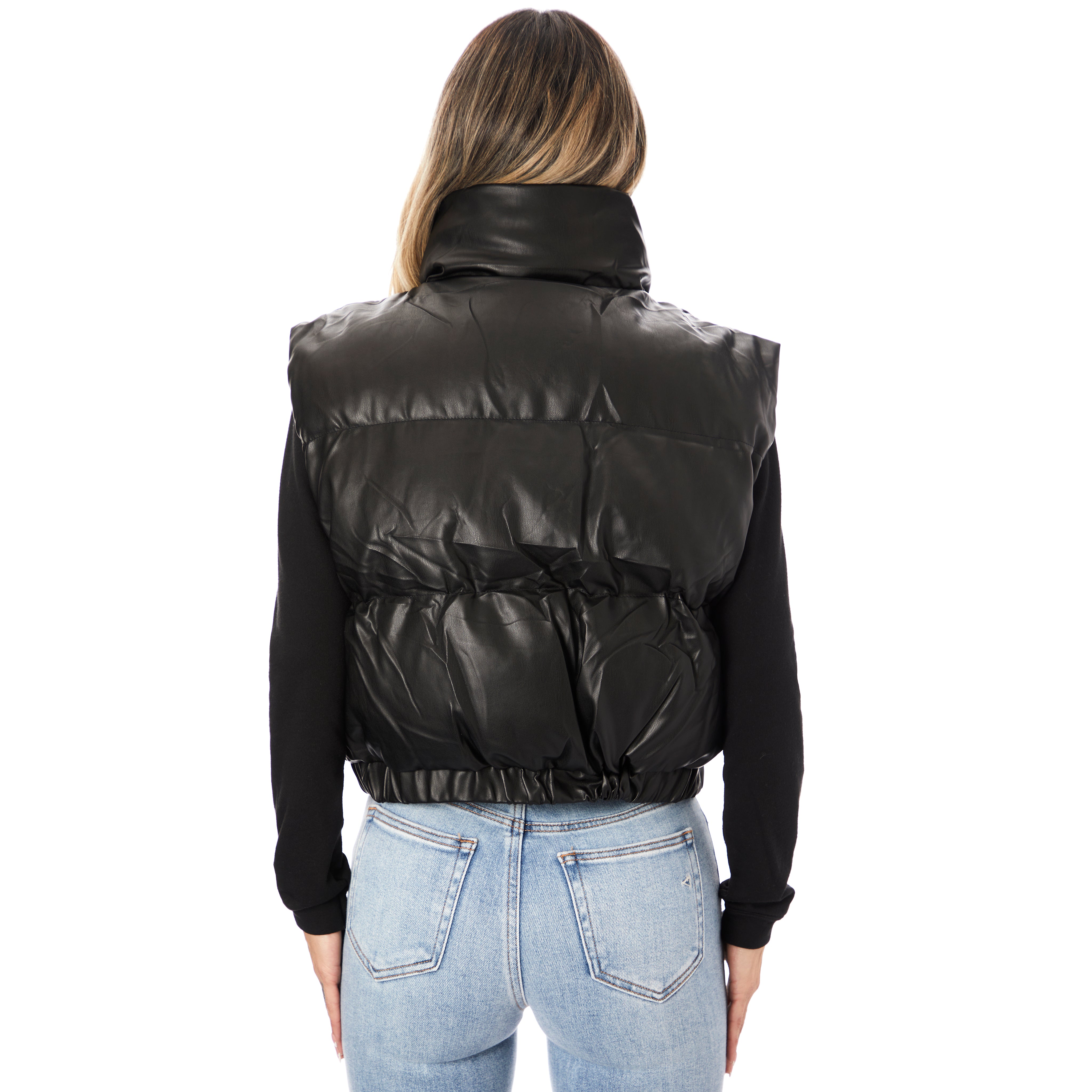 Vegan Leather Vest - Denny's
