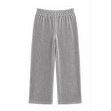 Jade Velour Wide Leg Pant