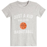Just A Kid Who Loves Basketball Tee