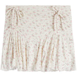 Jaxs Rose Floral Cinch Side Skirt - Denny's