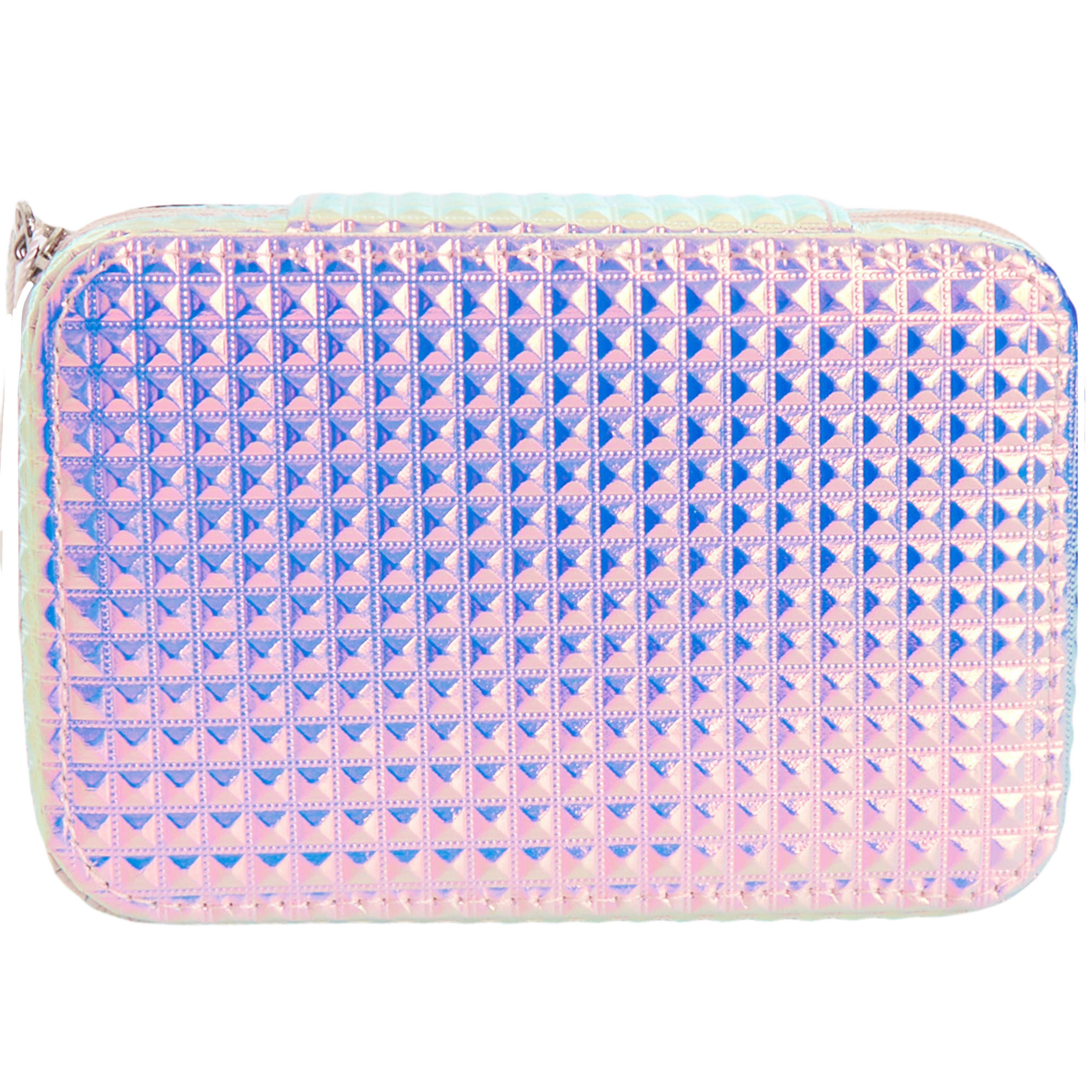Iridescent Embossed Compact Jewelry Box - Denny's