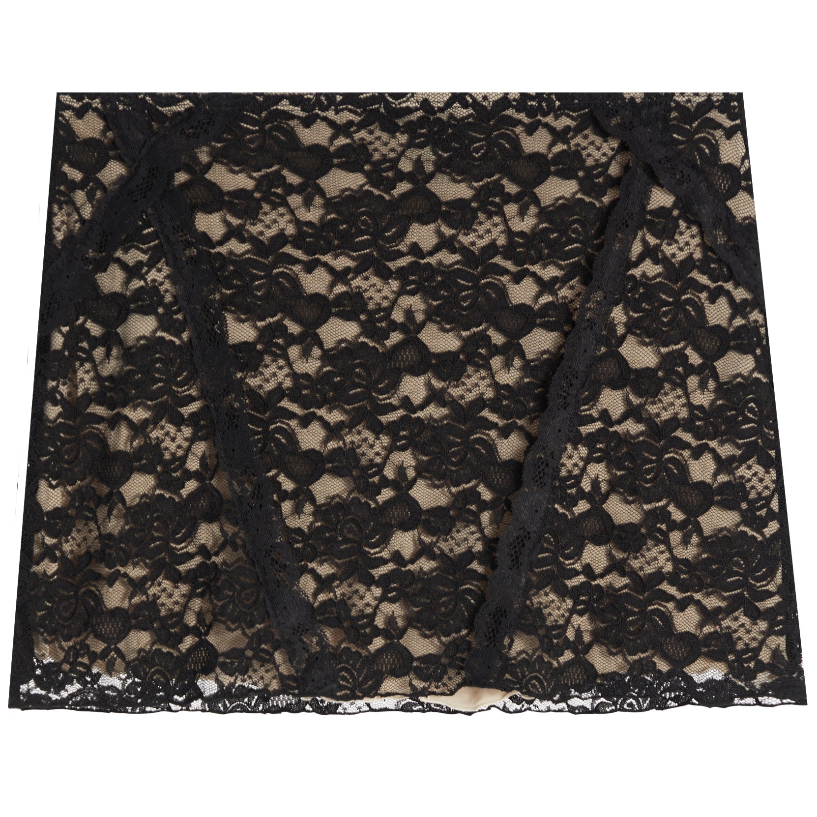 Lace Straight Mini Skirt - Denny's