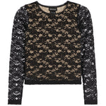 Lace Long Sleeve Crew - Denny's