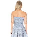 Bandana Smock Tube Top - Denny's