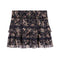 Chiffon Floral Mini Skirt - Denny's