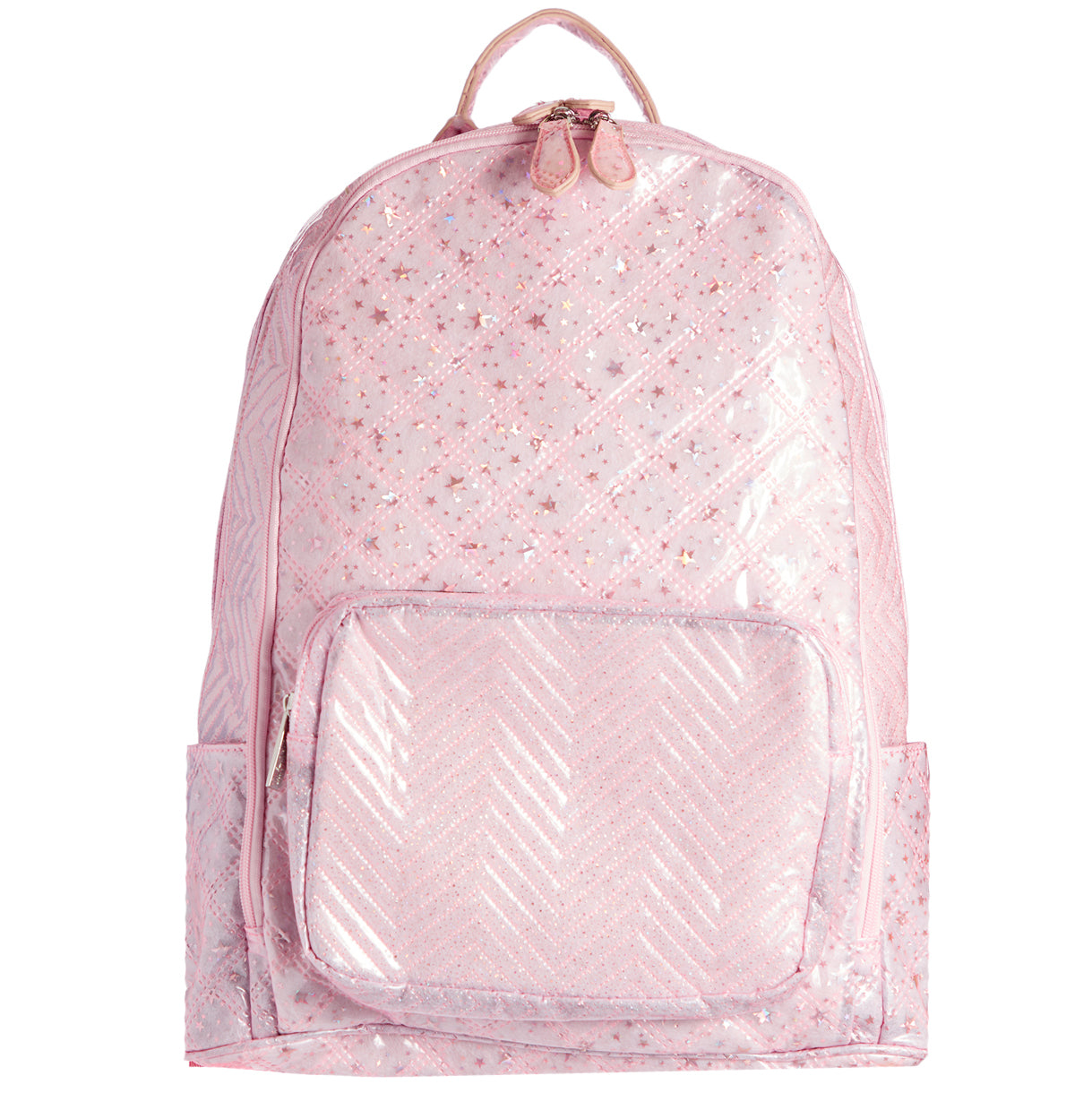 Jelly Clear Stars Chevron Pocket Backpack - Denny's