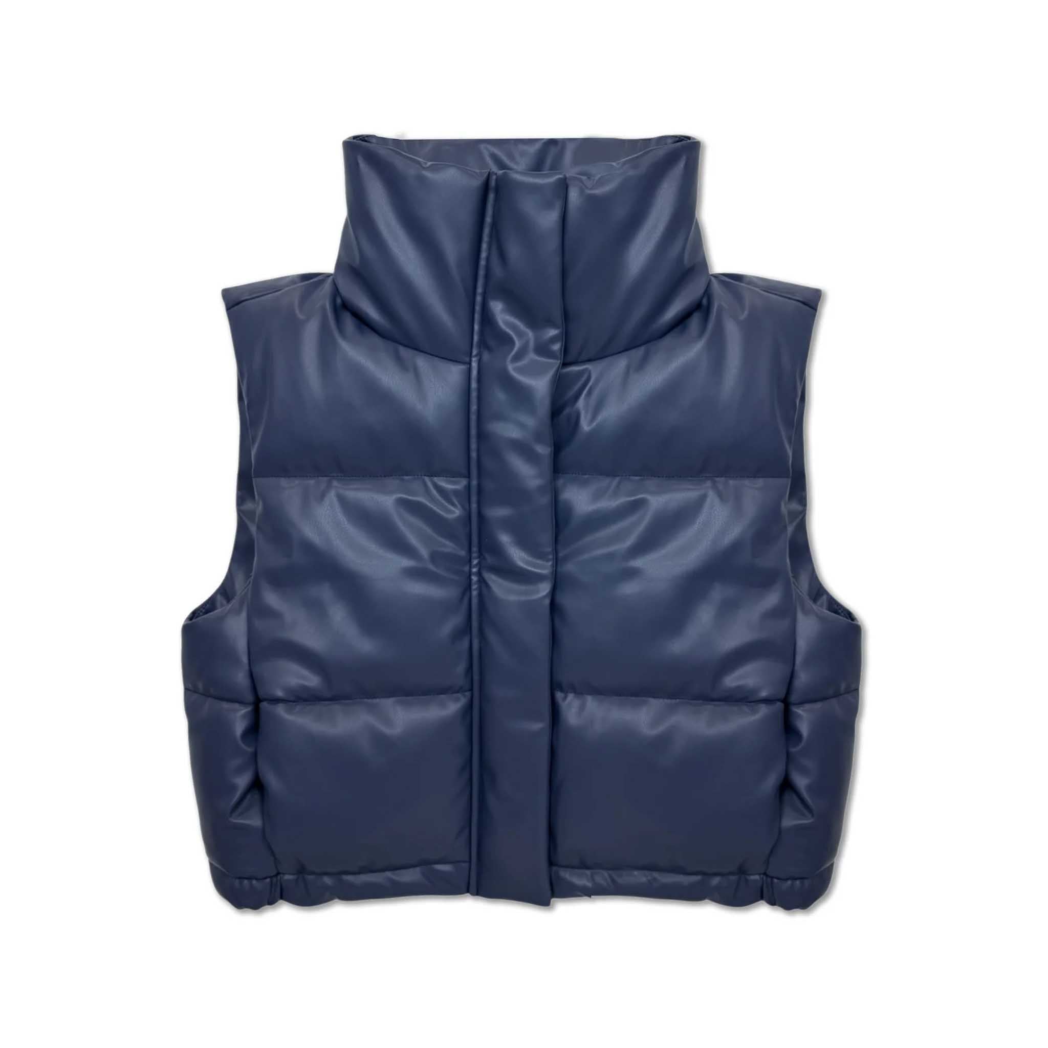Jenny Pleather Vest - Denny's