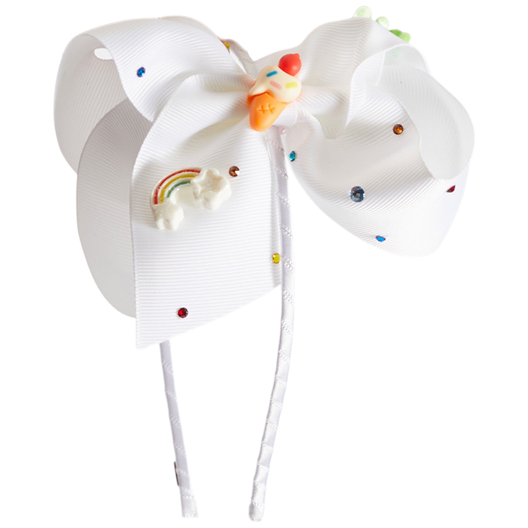 Gummy Charm Bow Thin Headband - Denny's
