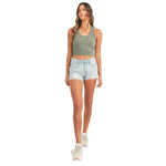 Destroyed Denim Short - Denny's