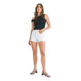 DIstressed Cut Off Denim Short - Denny's