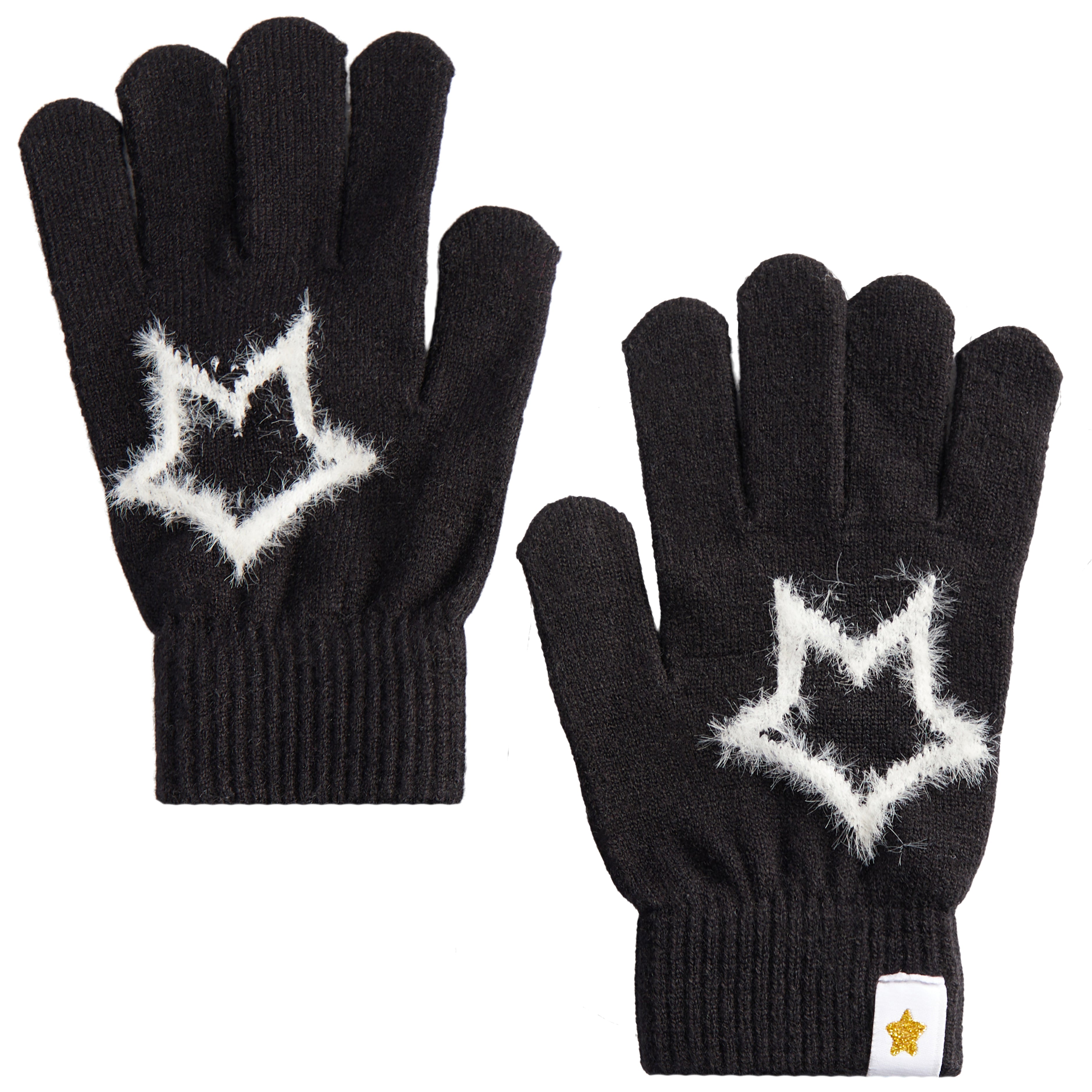 Star Eyelash Knit Glove - Denny's