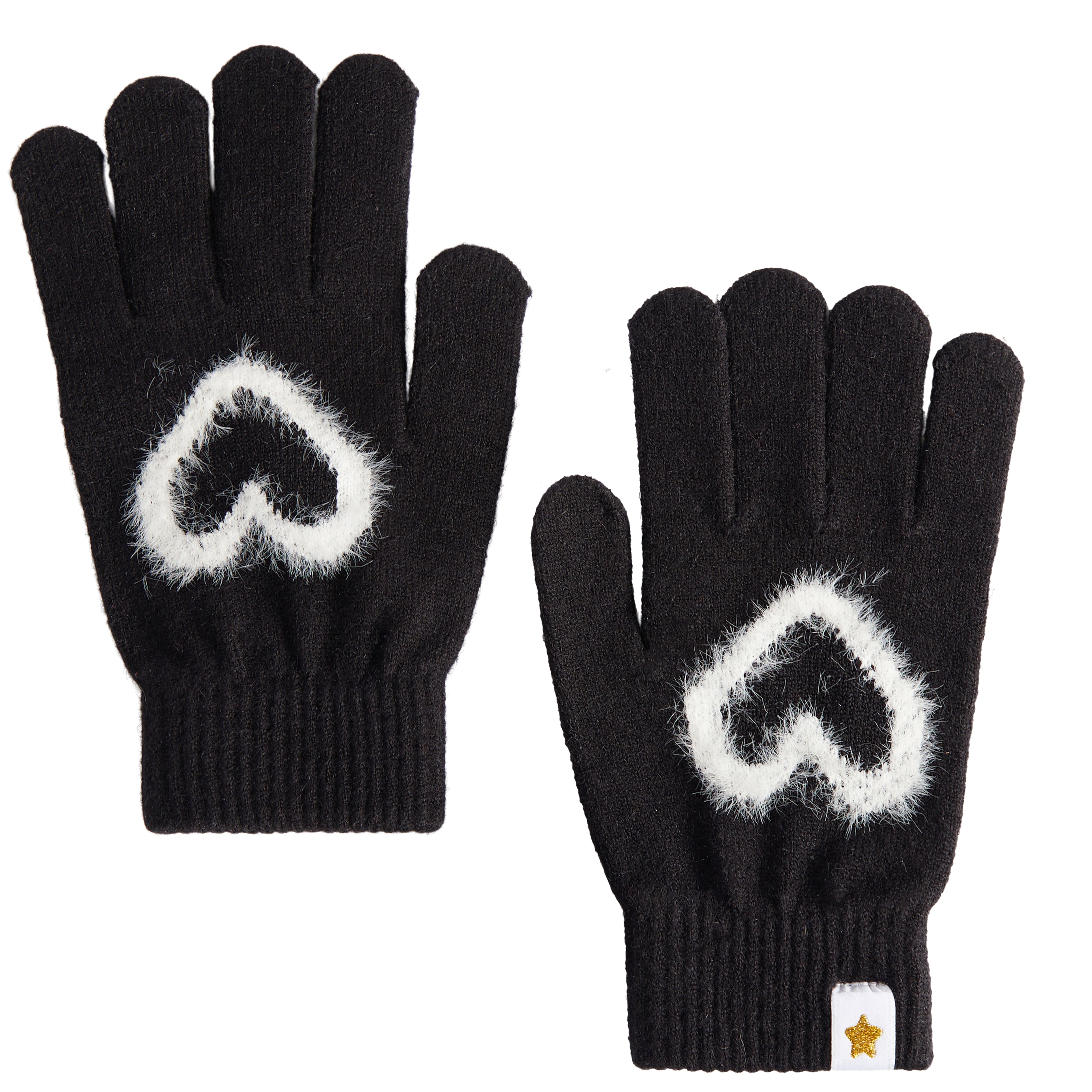 Heart Eyelash Knit Glove - Denny's