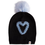 Eyelash Heart Pom Beanie - Denny's