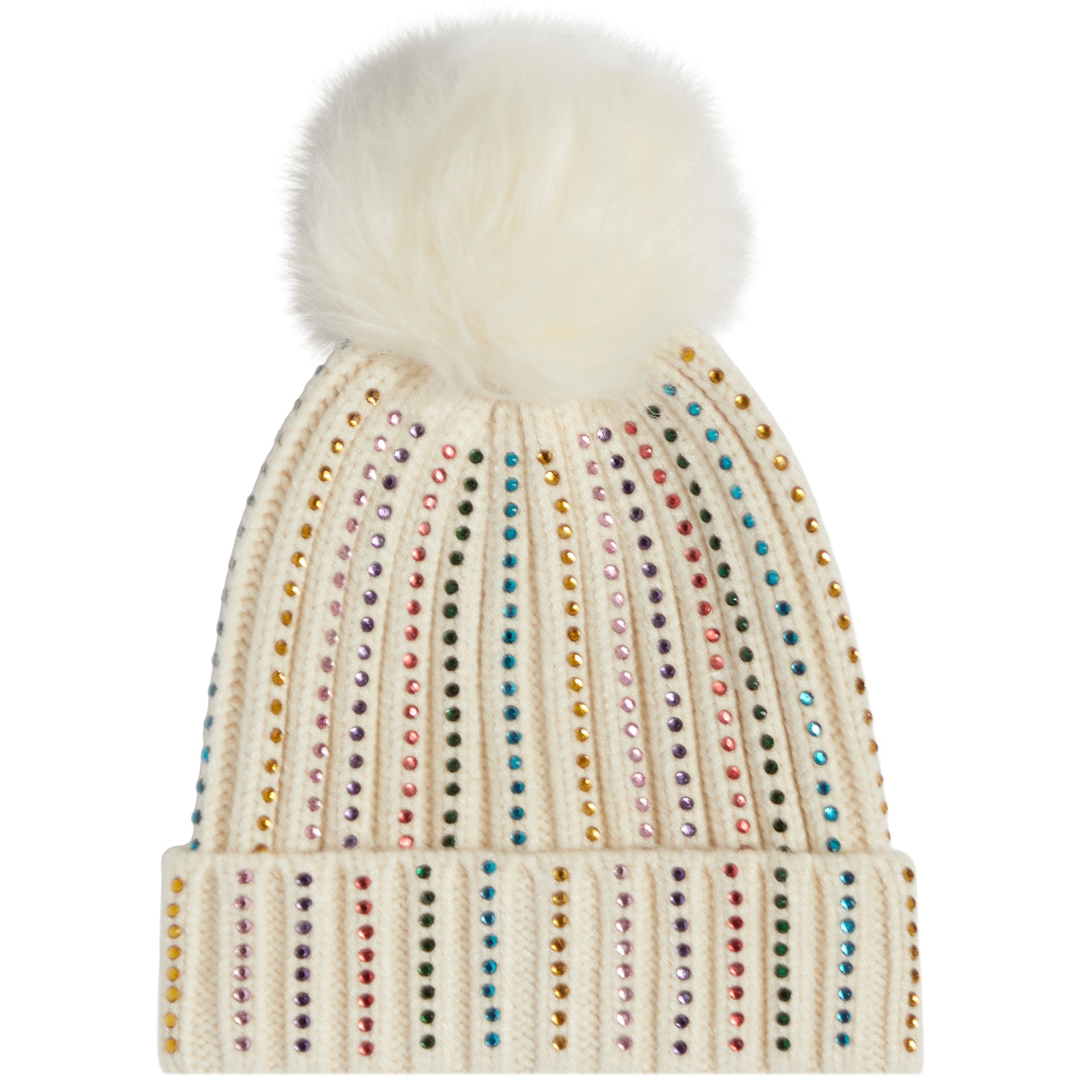 Rainbow Gem Knit Beanie - Denny's