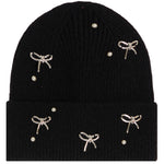 Pearl Bow Beanie - Denny's
