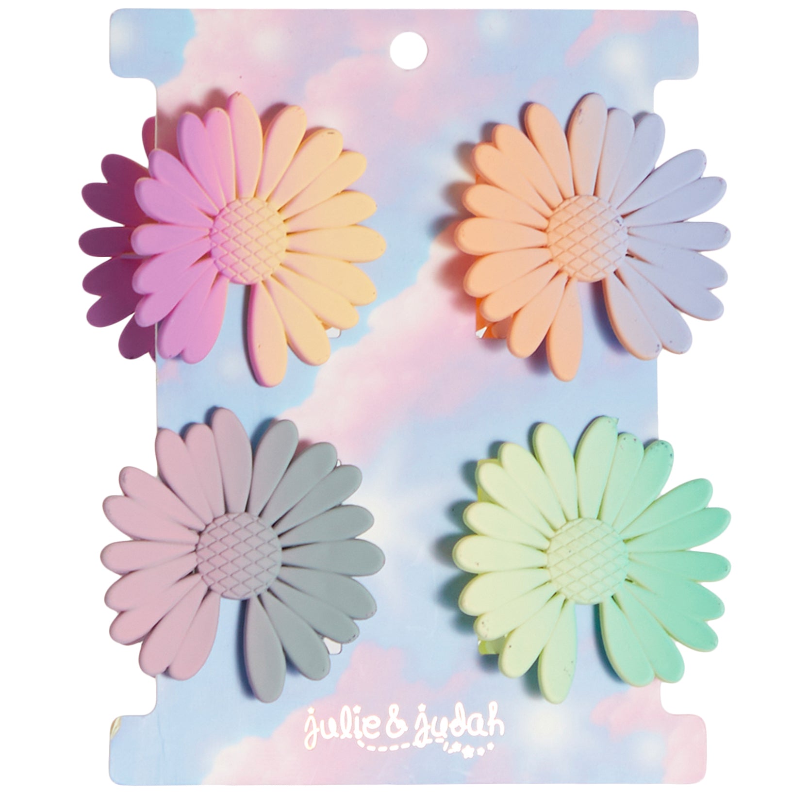 Ombre Sunflower Clips - Denny's