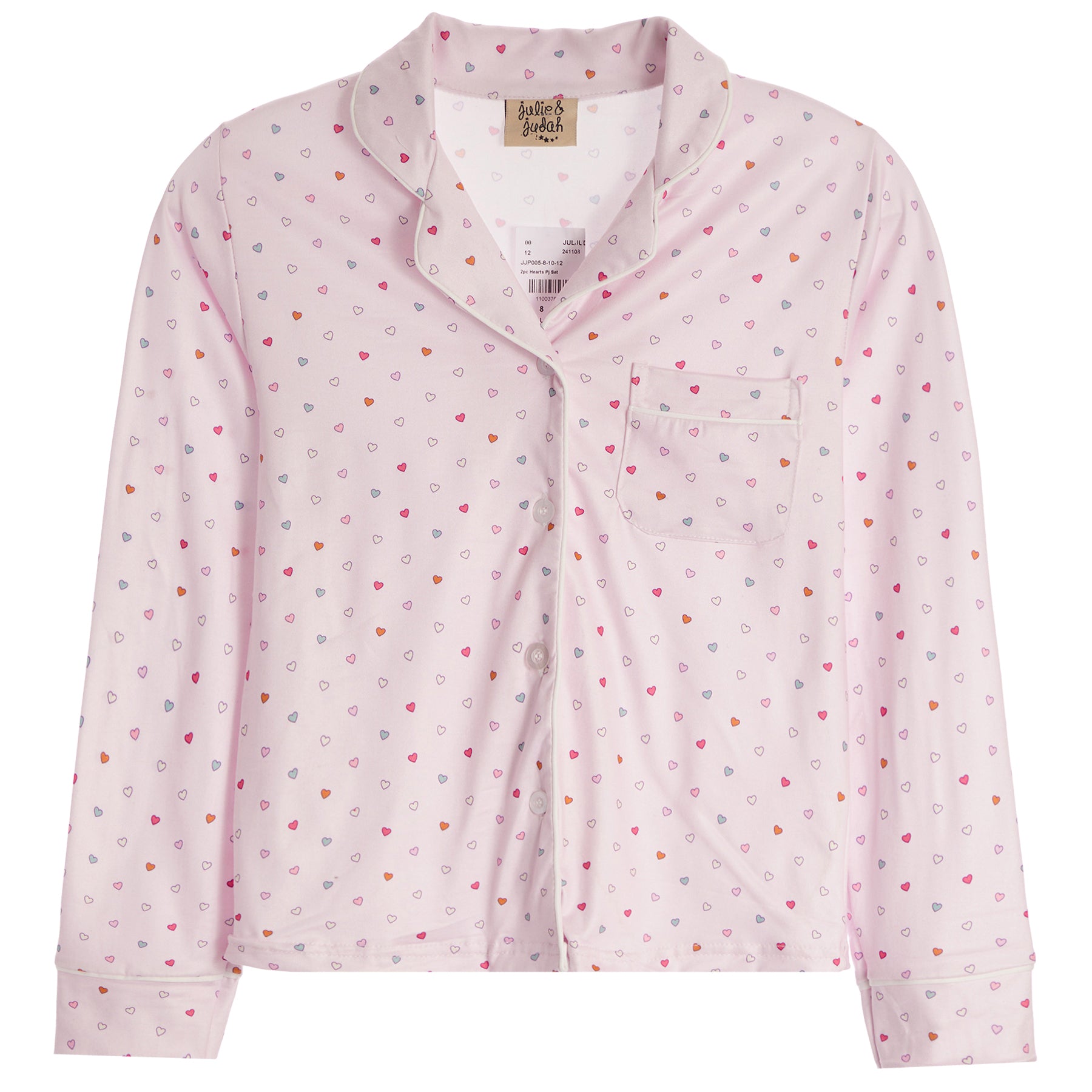 2pc Hearts PJ Set - Denny's