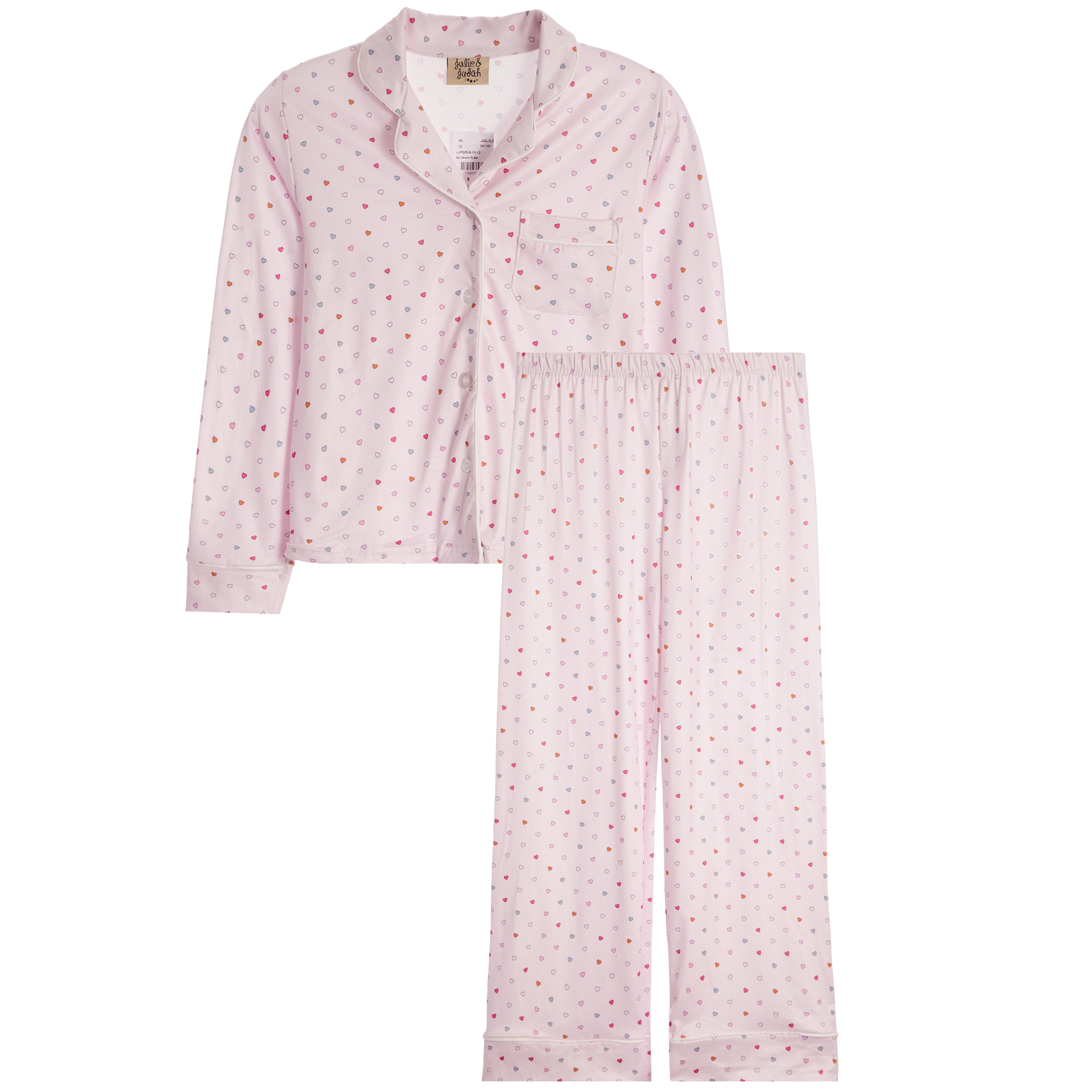 2pc Hearts PJ Set - Denny's