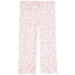 Gingham 2Pc Set With Roses Long Pants/Long Sleeve - Denny's