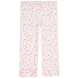 Gingham 2Pc Set With Roses Long Pants/Long Sleeve - Denny's