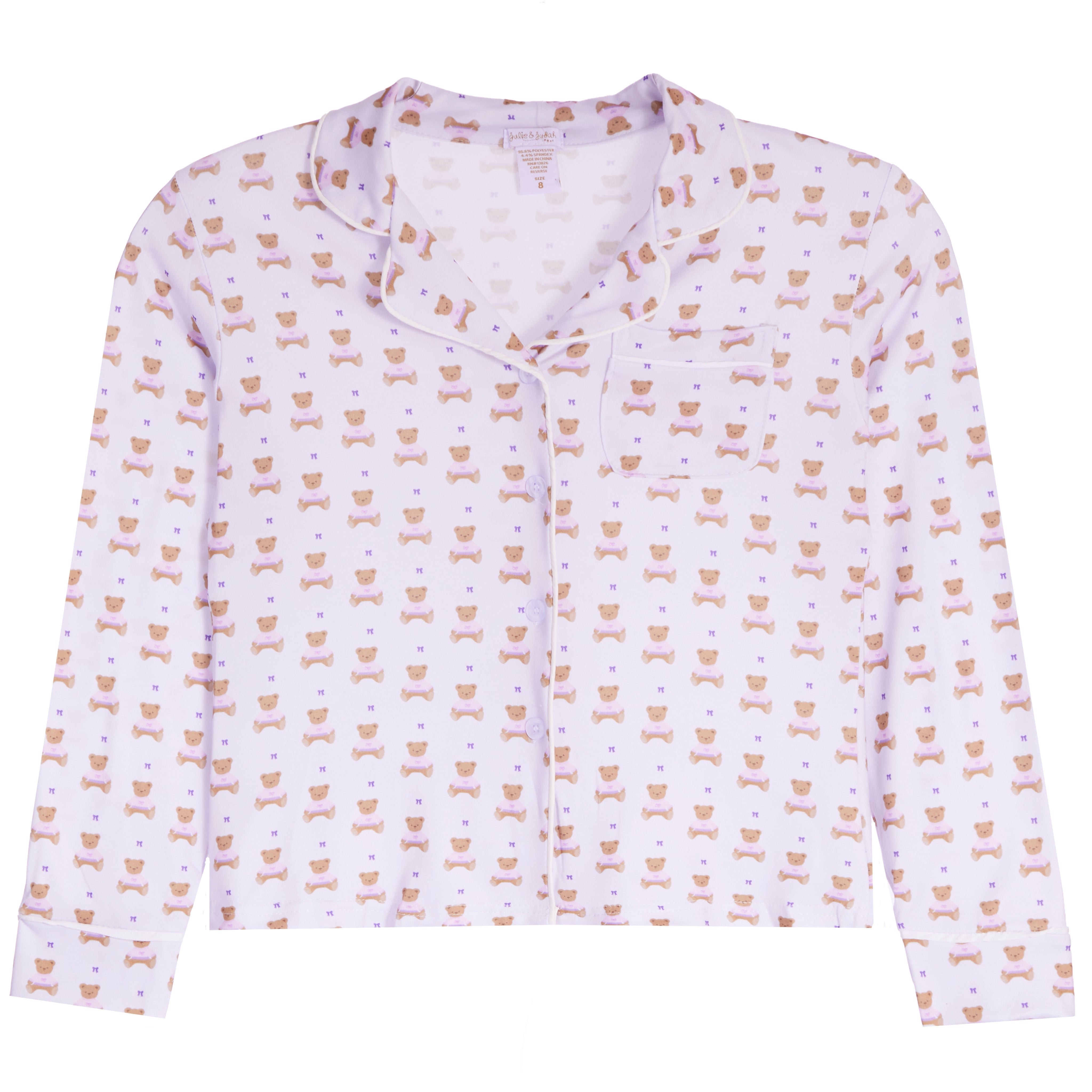 2pc Long Sleeve Teddy Bears Set - Denny's