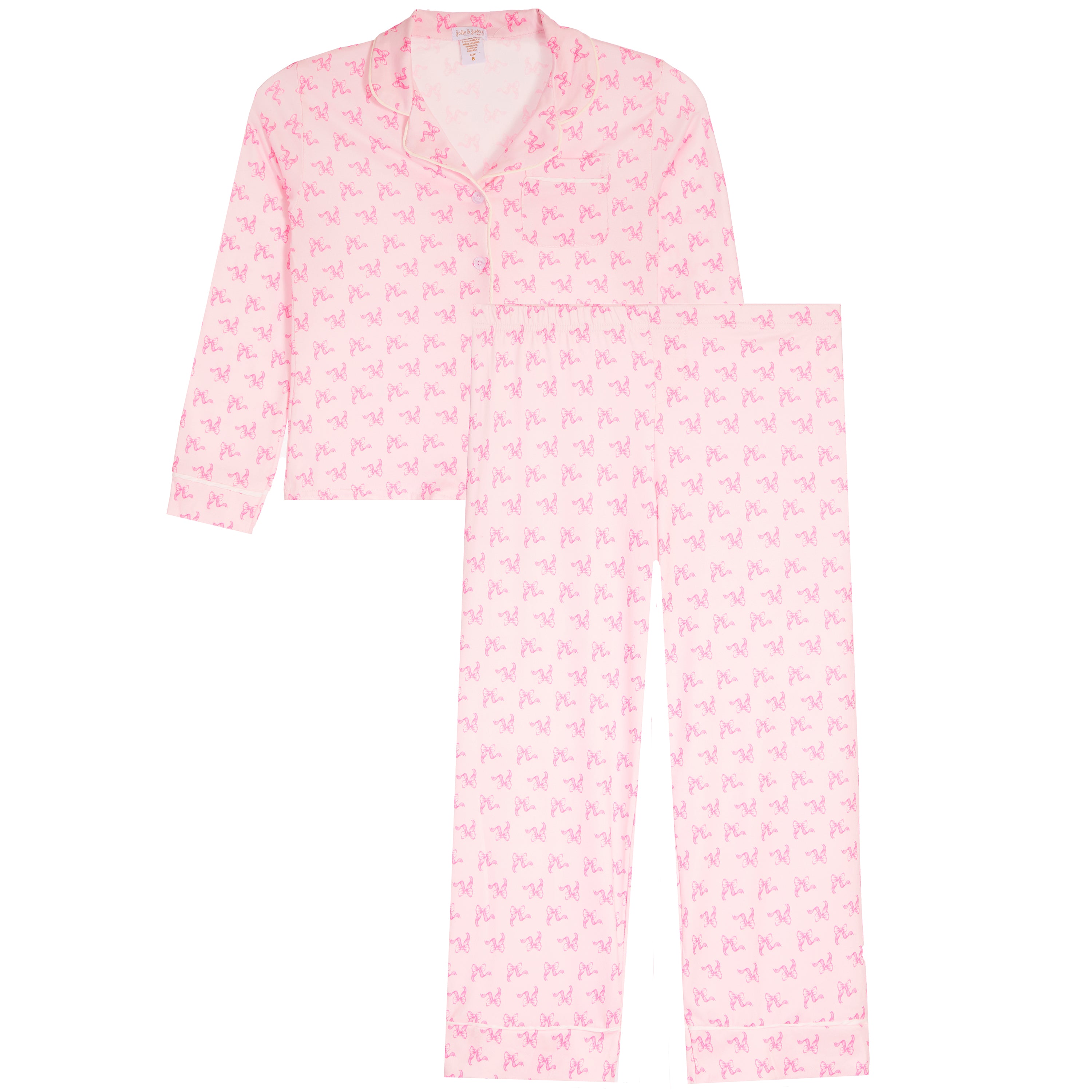 2pc Bows Long Pants Set - Denny's