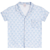 2pc Blue Bows Short Set
