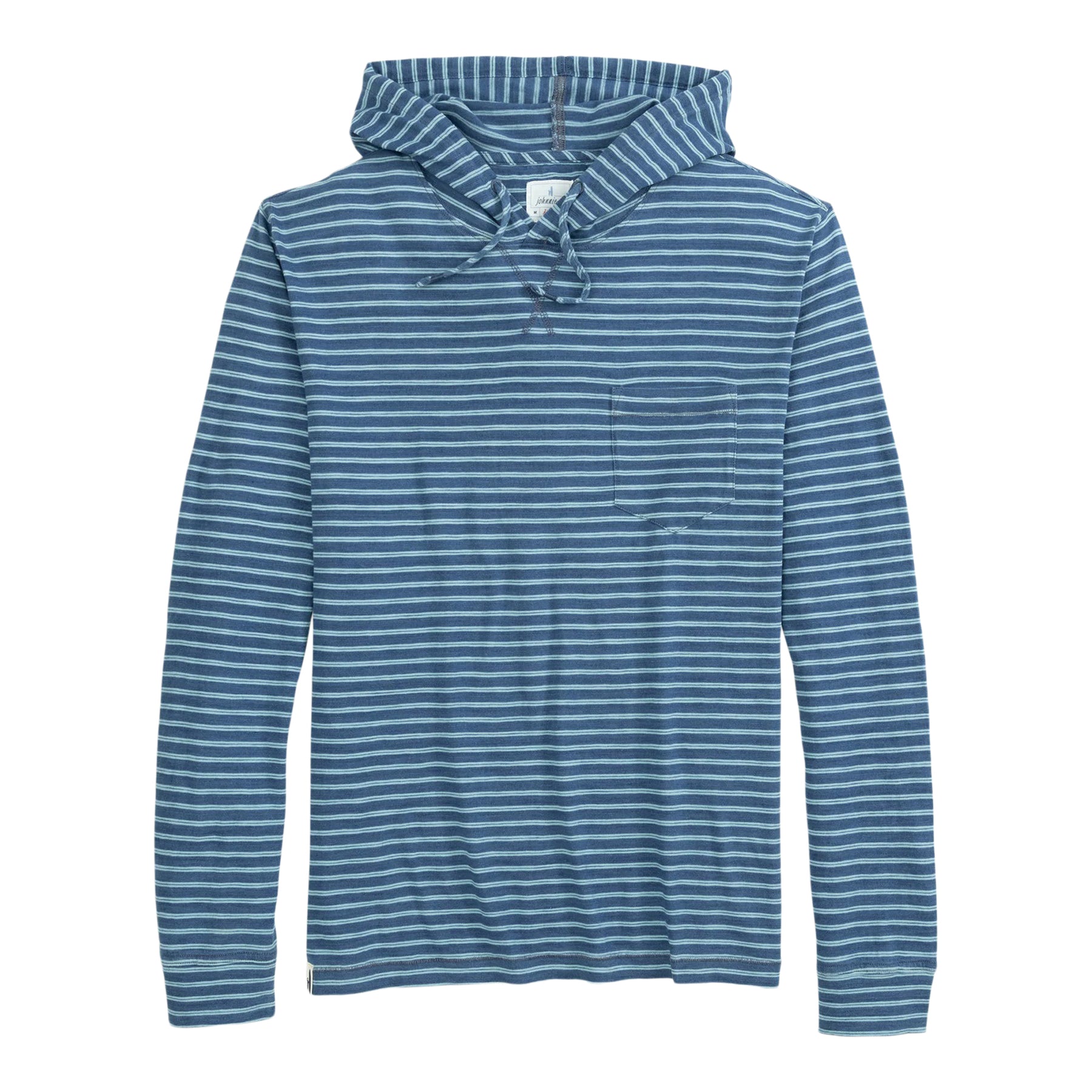 Zues Long Sleeve Stripe Hooded Tee - Denny's