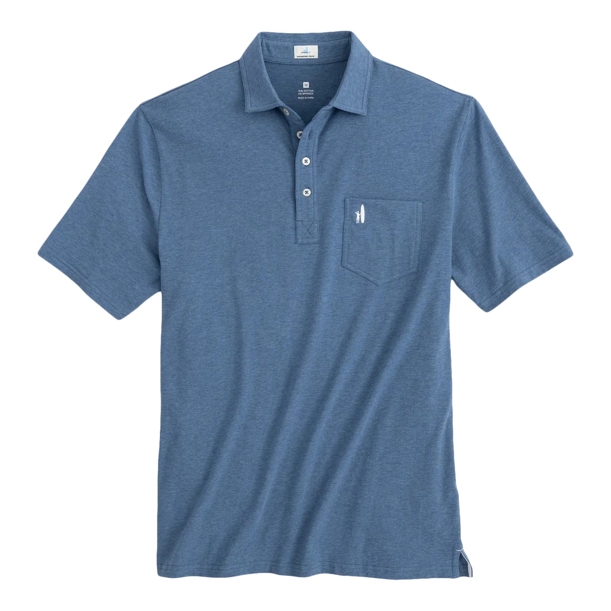 Heathered Origional Polo - Denny's