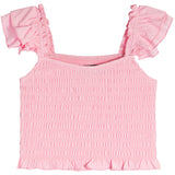 Joanna Flutter Sleeve Smock Top - Denny's
