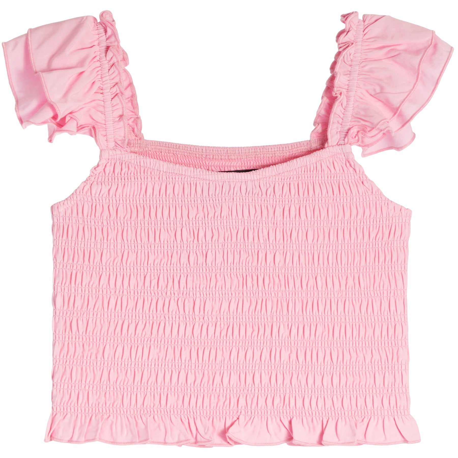 Joanna Flutter Sleeve Smock Top - Denny's