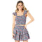 Joanna Bright Floral Flutter Sleeve Tank - Denny's