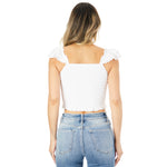 Joanna Flutter Sleeve Tank - Denny's