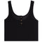 Ribbed Scoop Henley Tank - Denny's