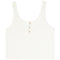 Ribbed Scoop Henley Tank - Denny's