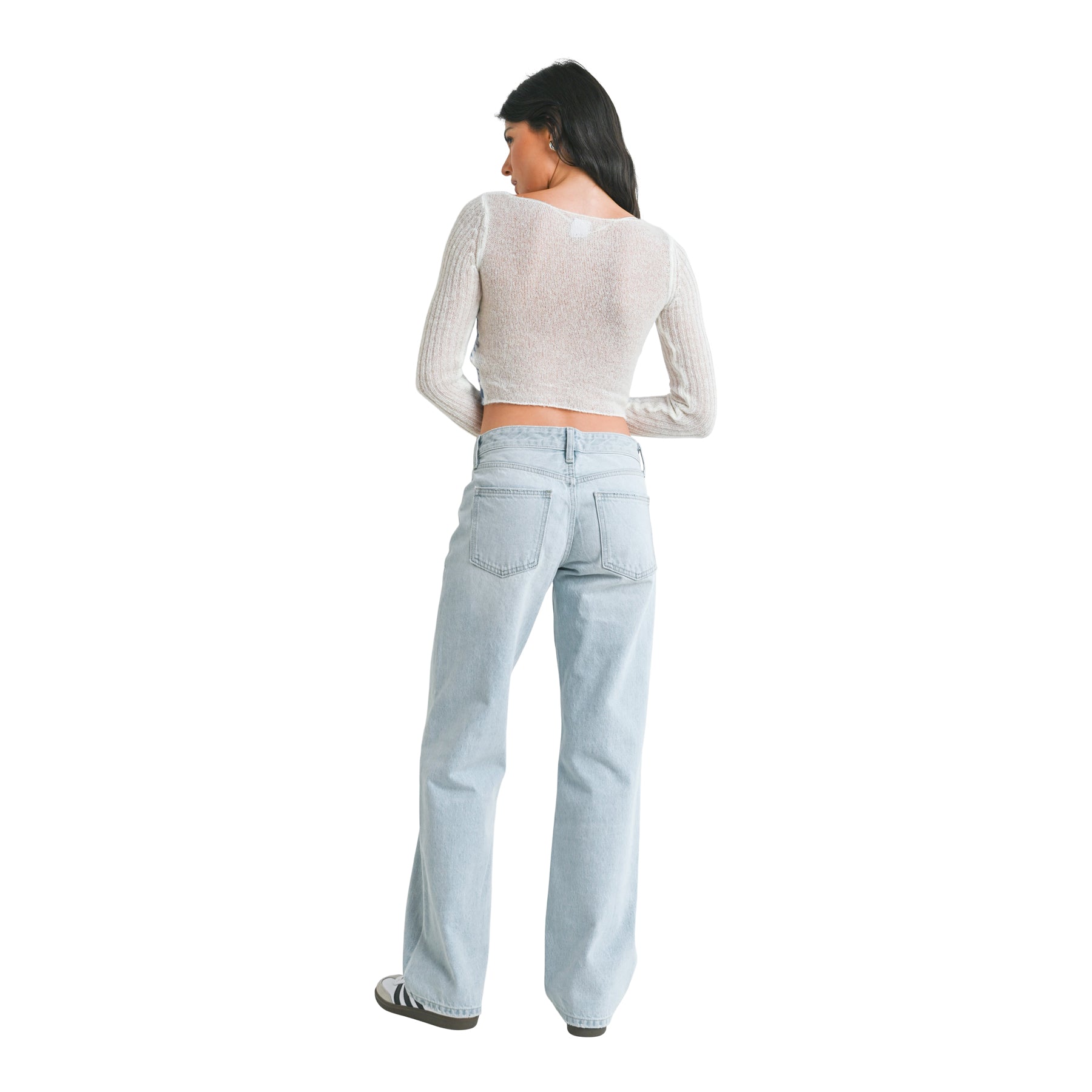 Low Rise Relaxed Straight Leg Jean - Denny's