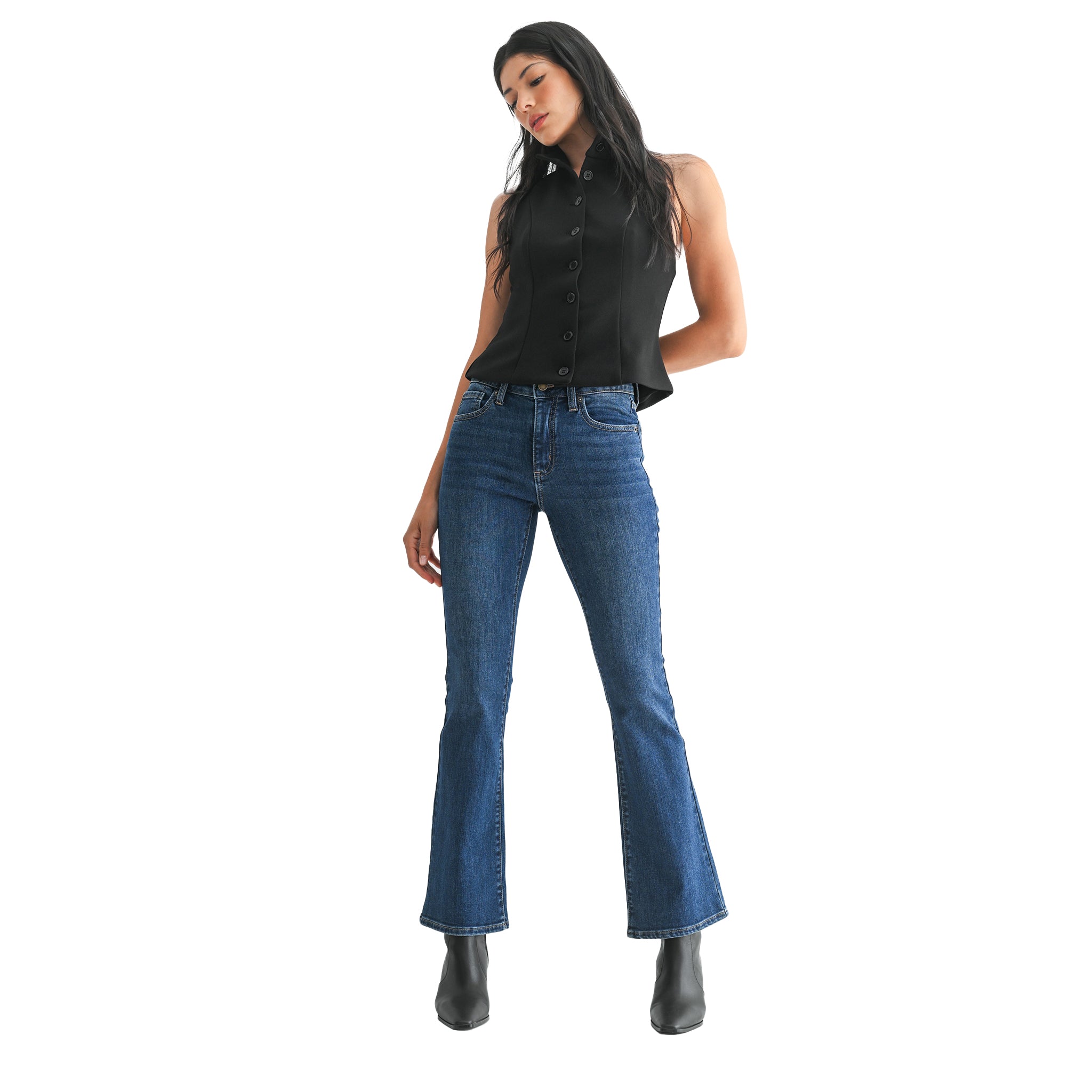 Mid Rise Bootcut Jean - Denny's