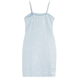 Sequin Knit Mini Dress
