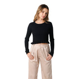 Sylvie Scalloped Edge Sweater - Denny's