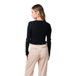 Sylvie Scalloped Edge Sweater - Denny's