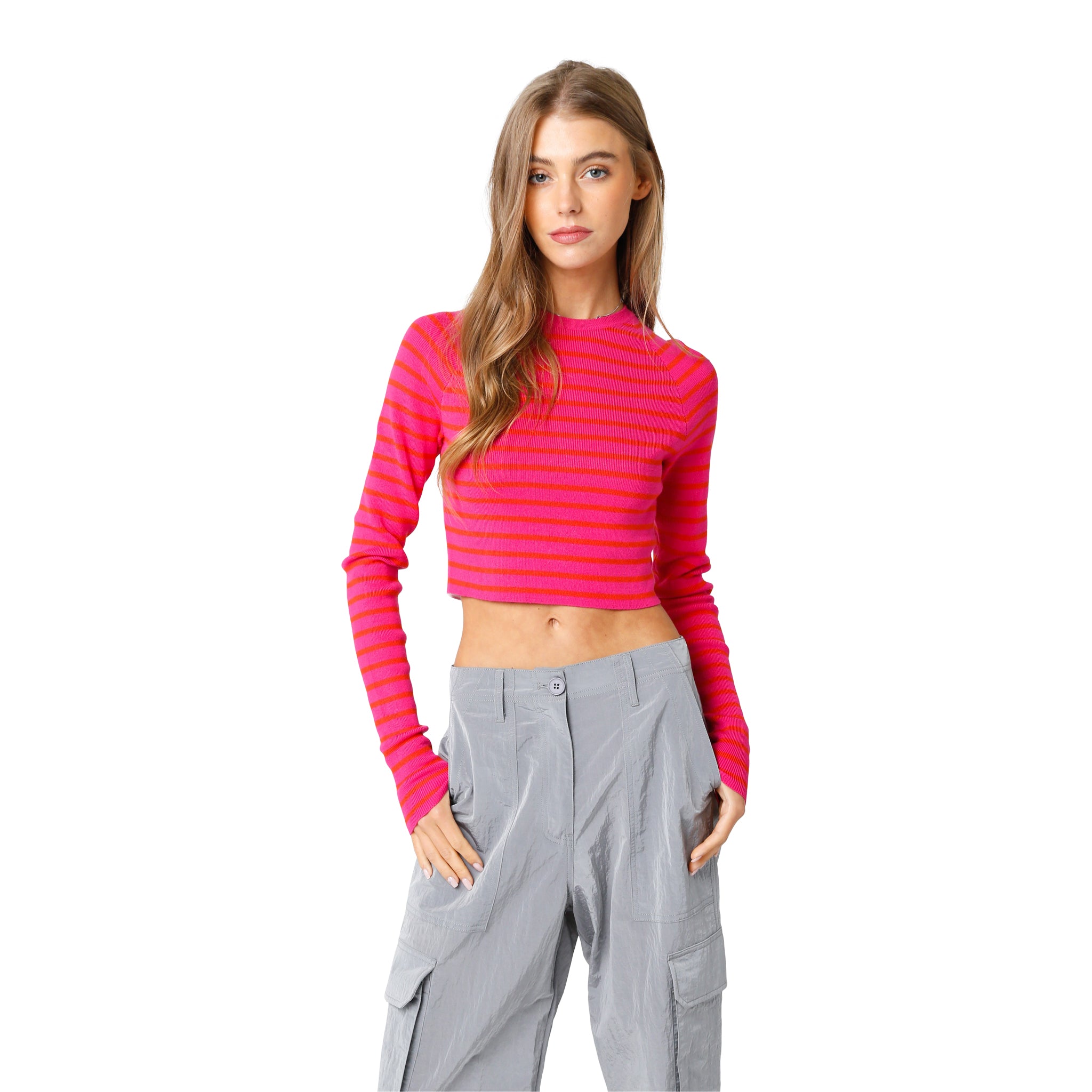 Nicole Crop Sweater - Denny's