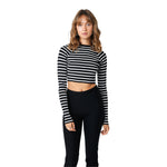 Kassie Stripe Crop Top - Denny's
