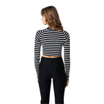 Kassie Stripe Crop Top - Denny's