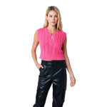 Monrie Cableknit Vest - Denny's