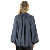 Ruffle Detail Long Sleeve Blouse - Denny's