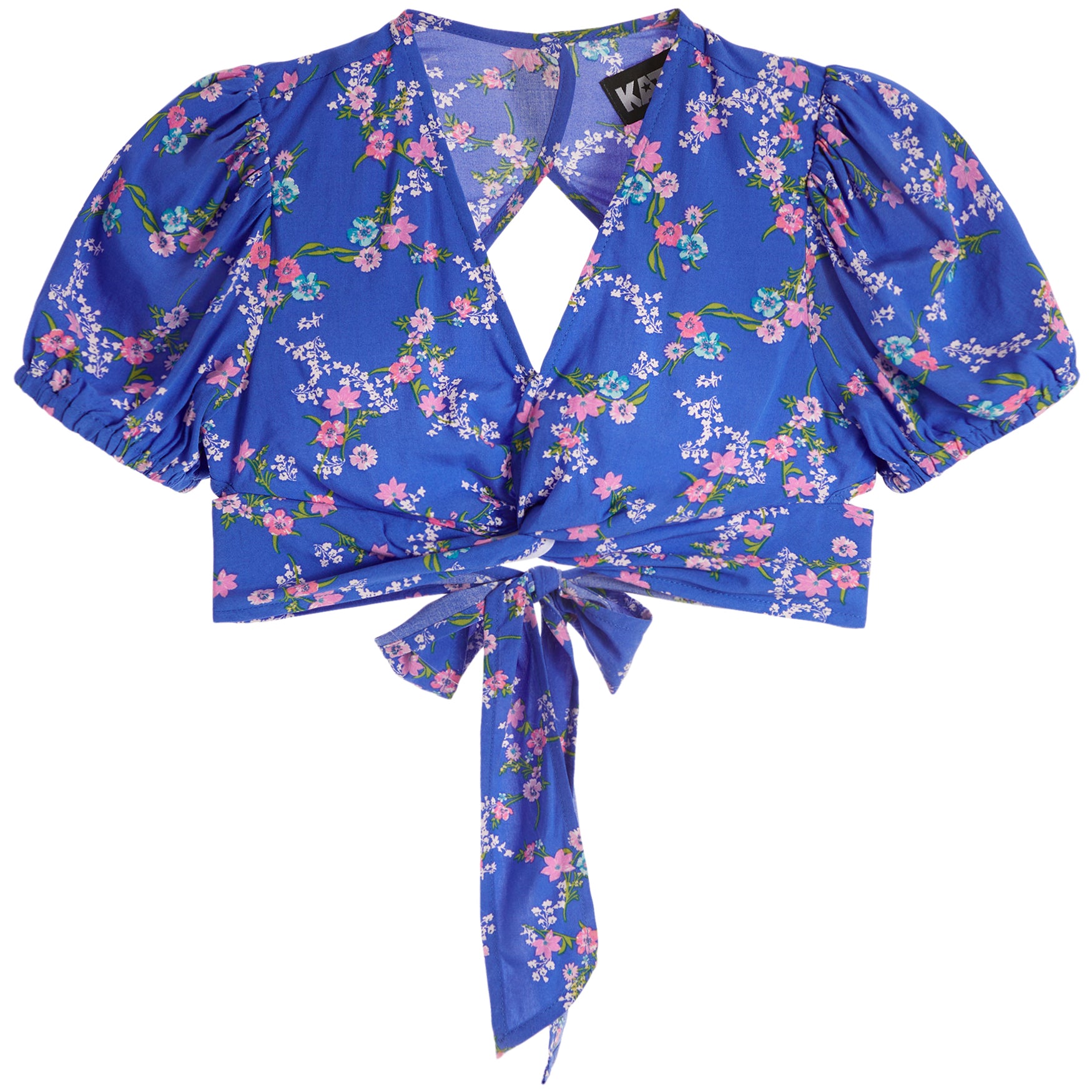 Juliet Floral Cascade Tie Back Top