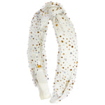 Jeweled Tulle Knot Headband - Denny's