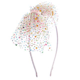 Tulle Jeweled Bow Thin Headband - Denny's